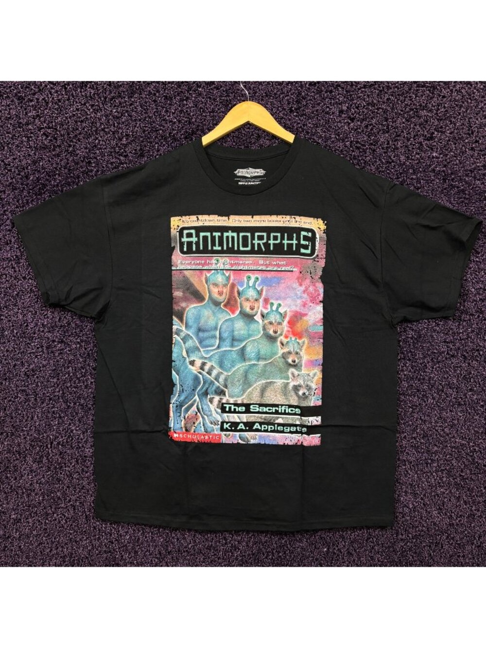 The Animorphs The Sacrifice Cover Art Book Series T-Shirt 2X